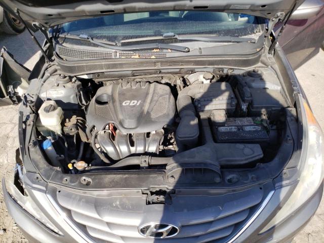 5NPEB4AC5DH531168 - 2013 HYUNDAI SONATA GLS GRAY photo 11