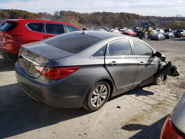 5NPEB4AC5DH531168 - 2013 HYUNDAI SONATA GLS GRAY photo 3