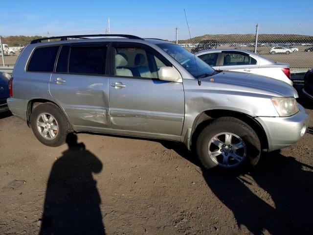 JTEHF21A210014869 - 2001 TOYOTA HIGHLANDER SILVER photo 4