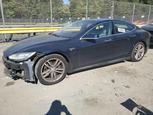 5YJSA1CG2DFP21626 - 2013 TESLA MODEL S Mavi foto 1