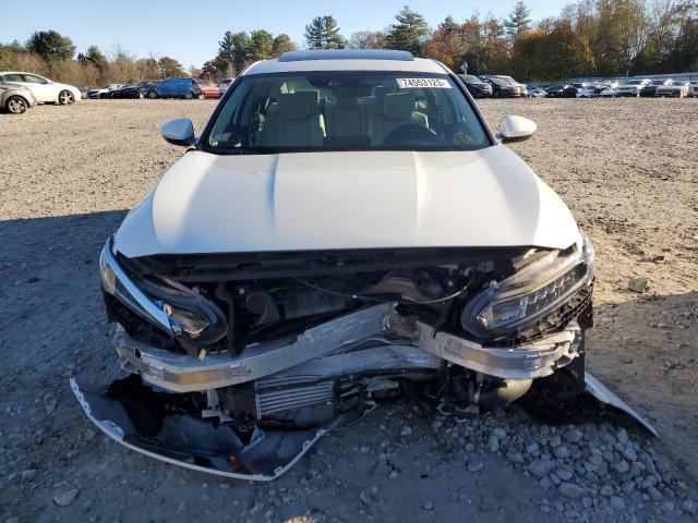 1HGCV1F55KA039818 - 2019 HONDA ACCORD EXL WHITE photo 5