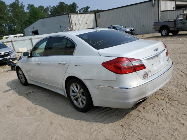 KMHGC4DD4DU209276 - 2013 HYUNDAI GENESIS 3.8L WHITE photo 2