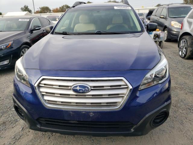 4S4BSAAC6H3352989 - 2017 SUBARU OUTBACK 2.5I BLUE photo 5