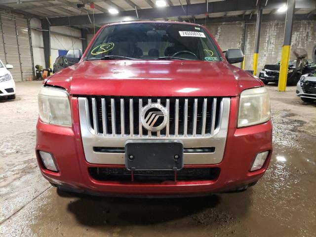 4M2CU81118KJ24070 - 2008 MERCURY MARINER RED photo 5