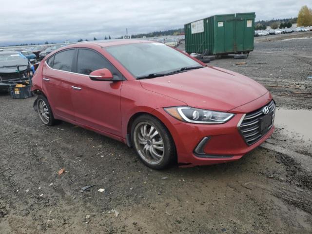 5NPD84LFXHH068175 - 2017 HYUNDAI ELANTRA SE RED photo 4