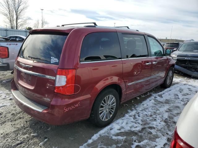 2A4RR6DGXBR609994 - 2011 CHRYSLER TOWN & COU LIMITED MAROON photo 3