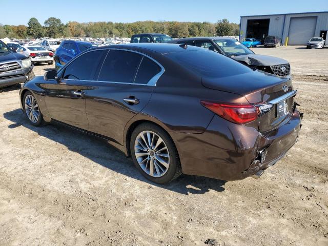 JN1EV7AP0JM353234 - 2018 INFINITI Q50 LUXE MAROON photo 2