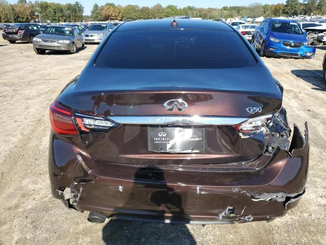 JN1EV7AP0JM353234 - 2018 INFINITI Q50 LUXE MAROON photo 6