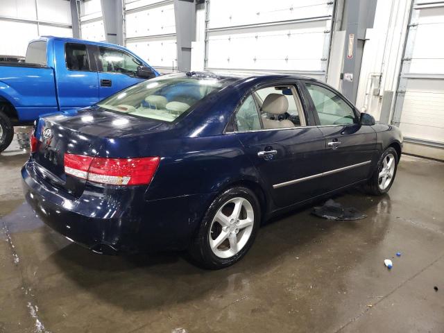 5NPEU46C78H302581 - 2008 HYUNDAI SONATA SE BLUE photo 3