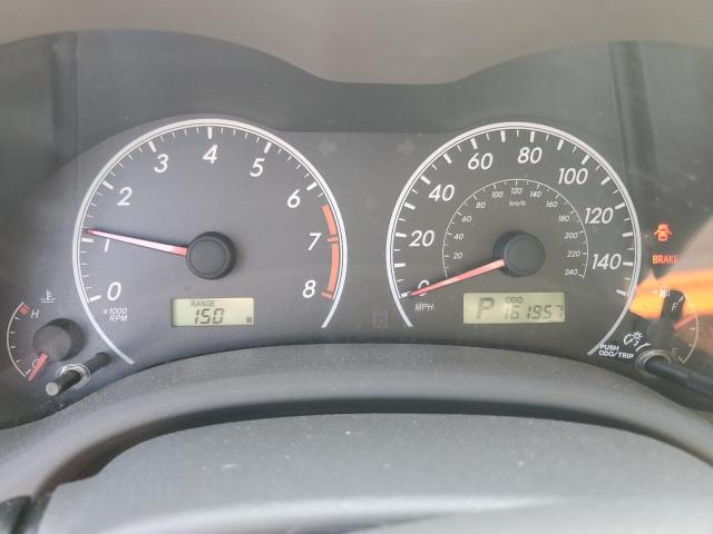 1NXBU40EX9Z032164 - 2009 TOYOTA COROLLA LE BASE BLACK photo 9