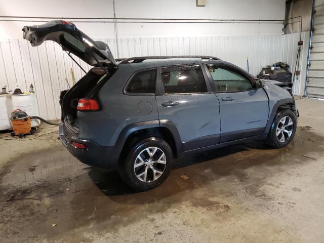 1C4PJMBS3EW255974 - 2014 JEEP CHEROKEE TRAILHAWK GRAY photo 3