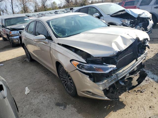 3FA6P0D94JR206816 - 2018 FORD FUSION TITANIUM/PLATINUM BEIGE photo 4