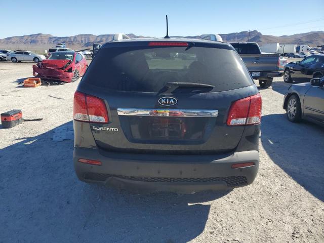 5XYKTDA68DG346792 - 2013 KIA SORENTO LX CHARCOAL photo 6