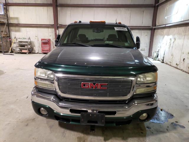 1GTJK332X5F953414 - 2005 GMC NEW SIERRA K3500 GREEN photo 5