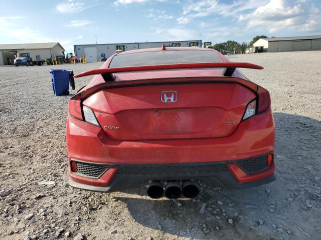 2HGFC3A57JH751253 - 2018 HONDA CIVIC SI RED photo 6