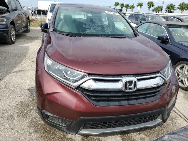 2HKRW5H31KH409275 - 2019 HONDA CR-V LX MAROON photo 5