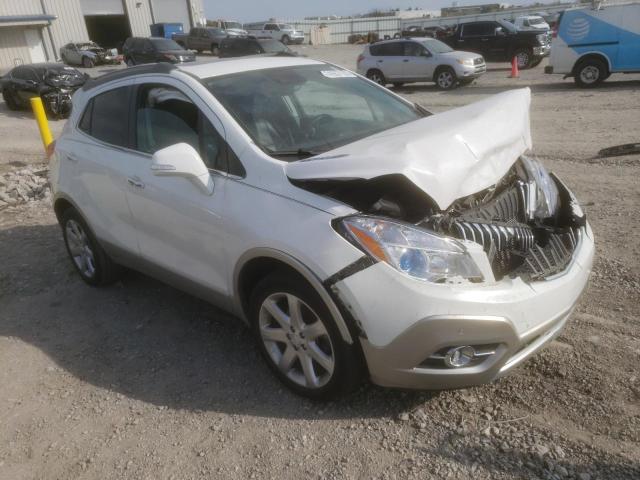 KL4CJDSB5FB216644 - 2015 BUICK ENCORE PREMIUM WHITE photo 4