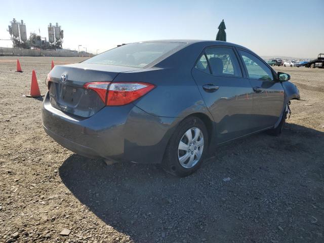 5YFBURHEXEP145920 - 2014 TOYOTA COROLLA L GRAY photo 3