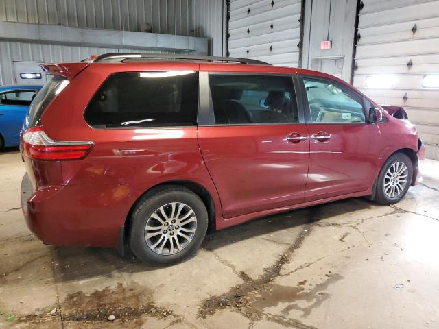 5TDYZ3DC6KS020946 - 2019 TOYOTA SIENNA XLE RED photo 3