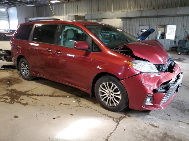 5TDYZ3DC6KS020946 - 2019 TOYOTA SIENNA XLE RED photo 4