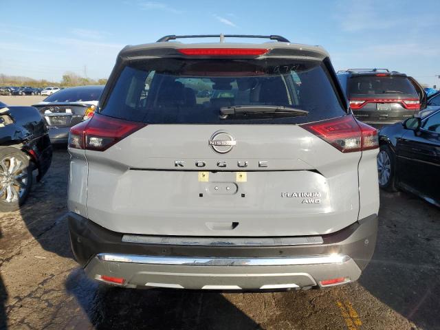 JN8BT3DDXNW273843 - 2022 NISSAN ROGUE PLATINUM GRAY photo 6