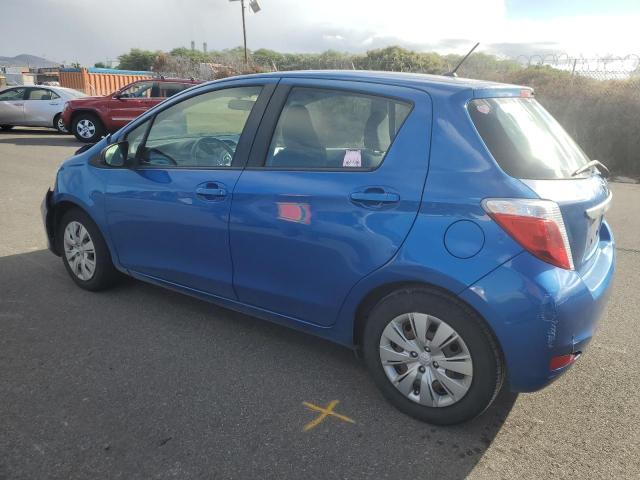 JTDKTUD39CD501140 - 2012 TOYOTA YARIS BLUE photo 2