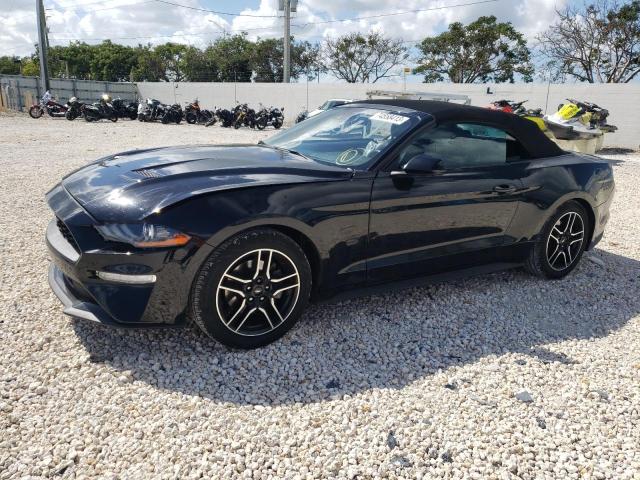 1FATP8UH9N5104347 - 2022 FORD MUSTANG BLACK photo 1