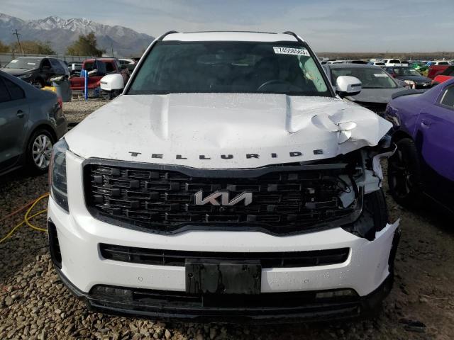 5XYP5DHC1NG200988 - 2022 KIA TELLURIDE SX WHITE photo 5