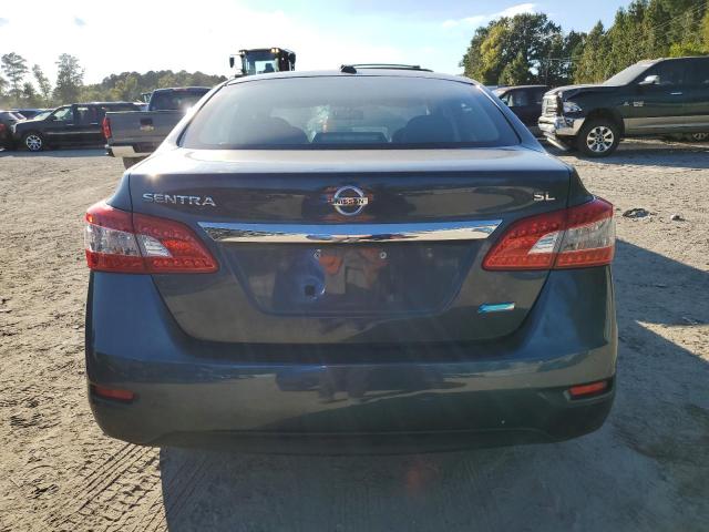 3N1AB7APXDL615797 - 2013 NISSAN SENTRA S BLUE photo 6