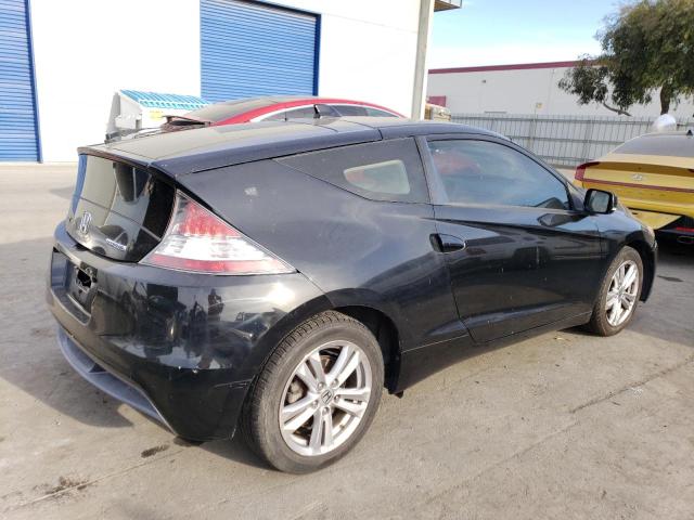 JHMZF1D66CS004359 - 2012 HONDA CR-Z EX BLACK photo 3