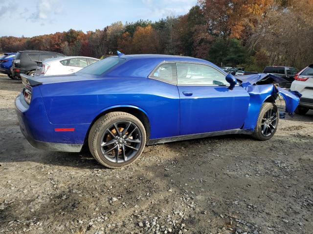 2C3CDZGG7NH230960 - 2022 DODGE CHALLENGER SXT BLUE photo 3