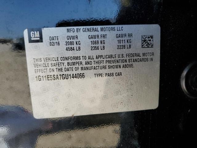 1G11E5SA7GU144066 - 2016 CHEVROLET MALIBU LIM LTZ 黑色 照片 12