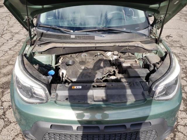 KNDJN2A2XE7039503 - 2014 KIA SOUL GREEN photo 11