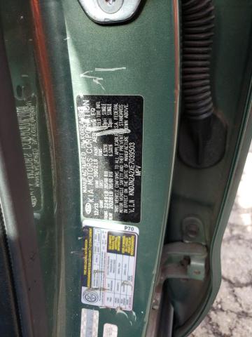 KNDJN2A2XE7039503 - 2014 KIA SOUL GREEN photo 12