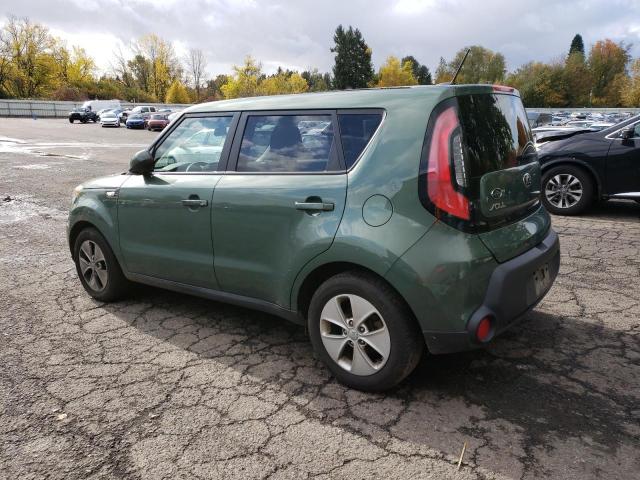 KNDJN2A2XE7039503 - 2014 KIA SOUL GREEN photo 2