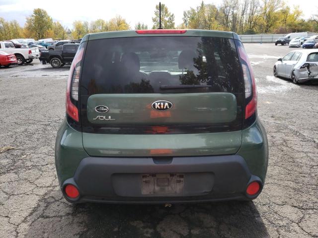 KNDJN2A2XE7039503 - 2014 KIA SOUL GREEN photo 6