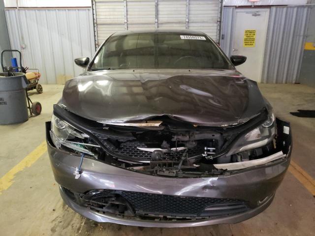 1C3CCCBB5FN723900 - 2015 CHRYSLER 200 S GRAY photo 5