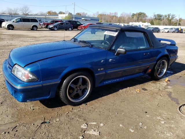 1FACP45E8MF188571 - 1991 FORD MUSTANG GT BLUE photo 1