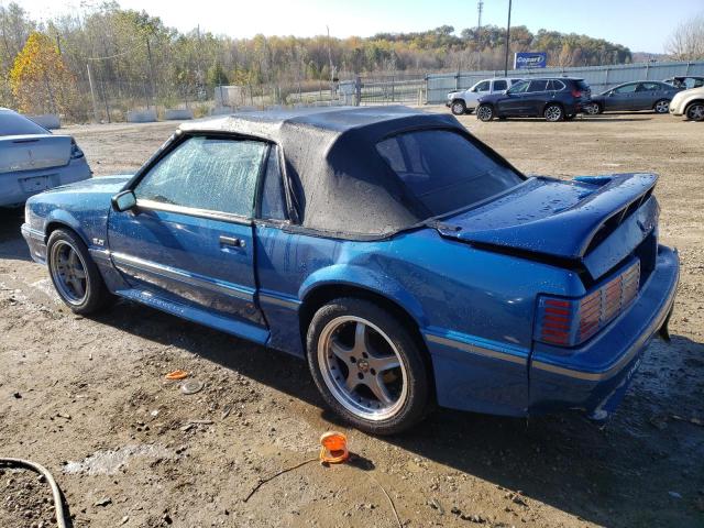 1FACP45E8MF188571 - 1991 FORD MUSTANG GT BLUE photo 2