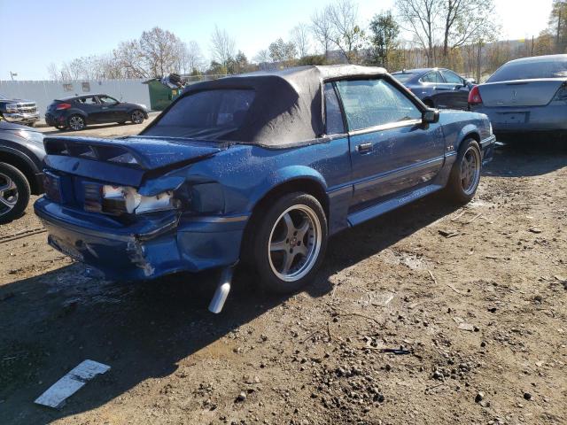 1FACP45E8MF188571 - 1991 FORD MUSTANG GT BLUE photo 3