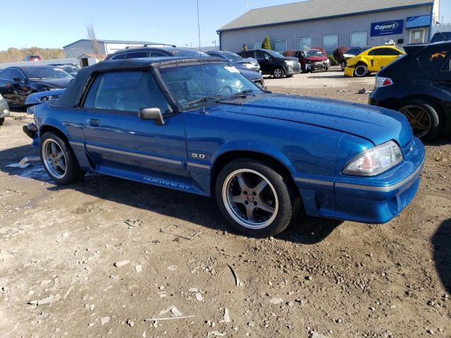 1FACP45E8MF188571 - 1991 FORD MUSTANG GT BLUE photo 4