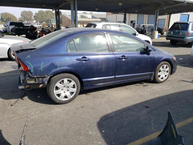 2HGFA16537H512343 - 2007 HONDA CIVIC LX BLUE photo 3