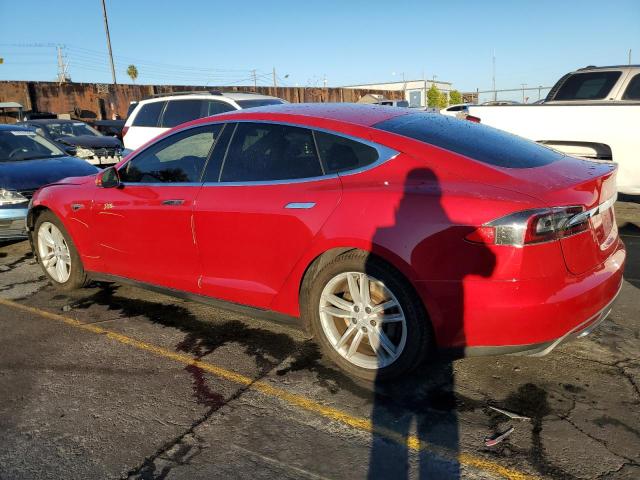 5YJSA1H17EFP51954 - 2014 TESLA MODEL S Կարմիր լուսանկար 2