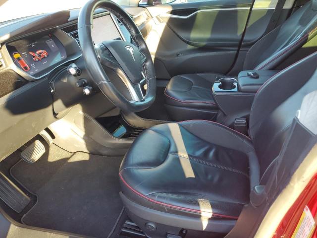 5YJSA1H17EFP51954 - 2014 TESLA MODEL S Կարմիր լուսանկար 7