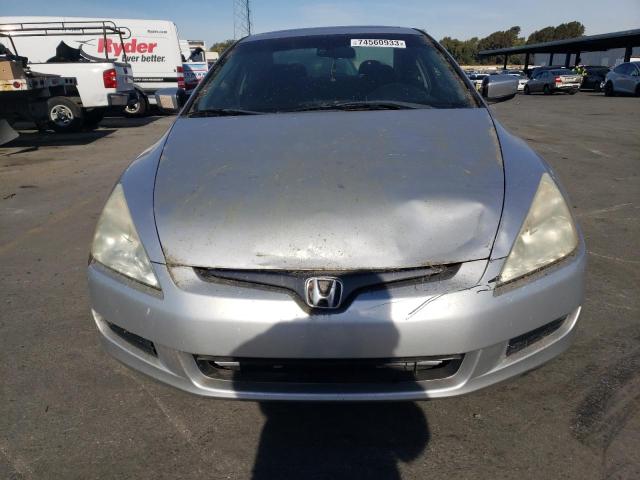 1HGCM72745A004592 - 2005 HONDA ACCORD EX SILVER photo 5