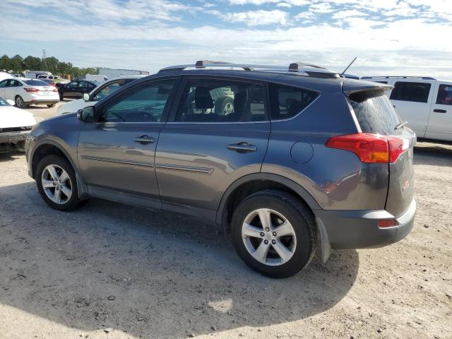 2T3WFREV8EW115689 - 2014 TOYOTA RAV4 XLE GRAY photo 2