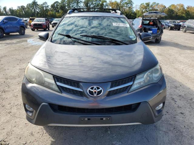 2T3WFREV8EW115689 - 2014 TOYOTA RAV4 XLE GRAY photo 5