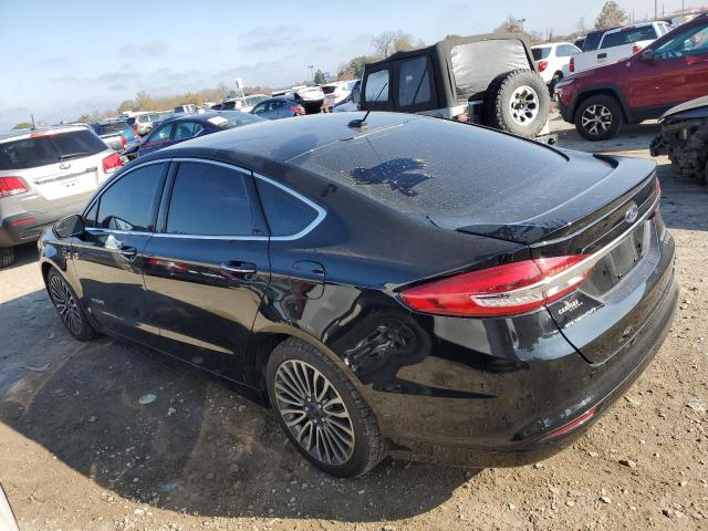 3FA6P0RU1JR141131 - 2018 FORD FUSION TITANIUM/PLATINUM HEV BLACK photo 2