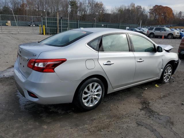 3N1AB7AP1KY372283 - 2019 NISSAN SENTRA S SILVER photo 3