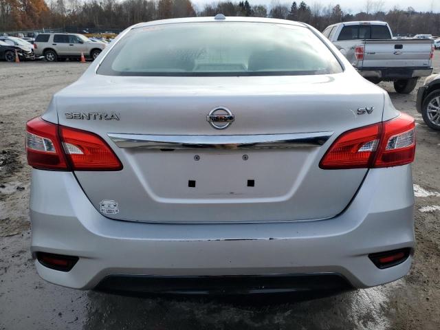 3N1AB7AP1KY372283 - 2019 NISSAN SENTRA S SILVER photo 6